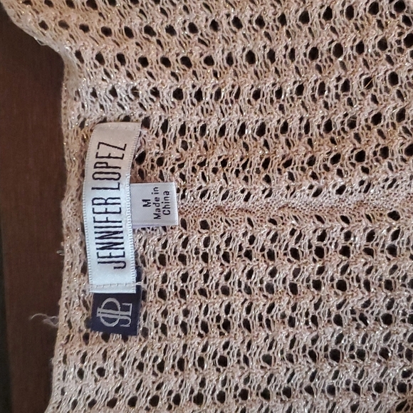 Jennifer Lopez sz M sheer and mesh sleeveless top 🌛 - Picture 8 of 8